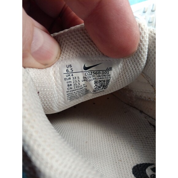 NIKE AIR MAX 90 ESSENTIAL SAIL-WHITE-PURE PLATINUM-BLACK SZ 6.5 (CQ2560-101) - Picture 7 of 7